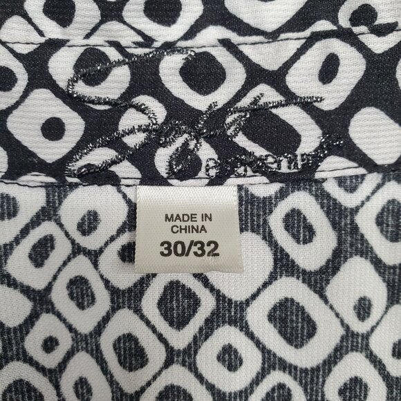 Soft by Avenue 30 32 Shirt Tunic Button Up Groovy Modern Trendy Shaped Fit - Picture 8 of 10